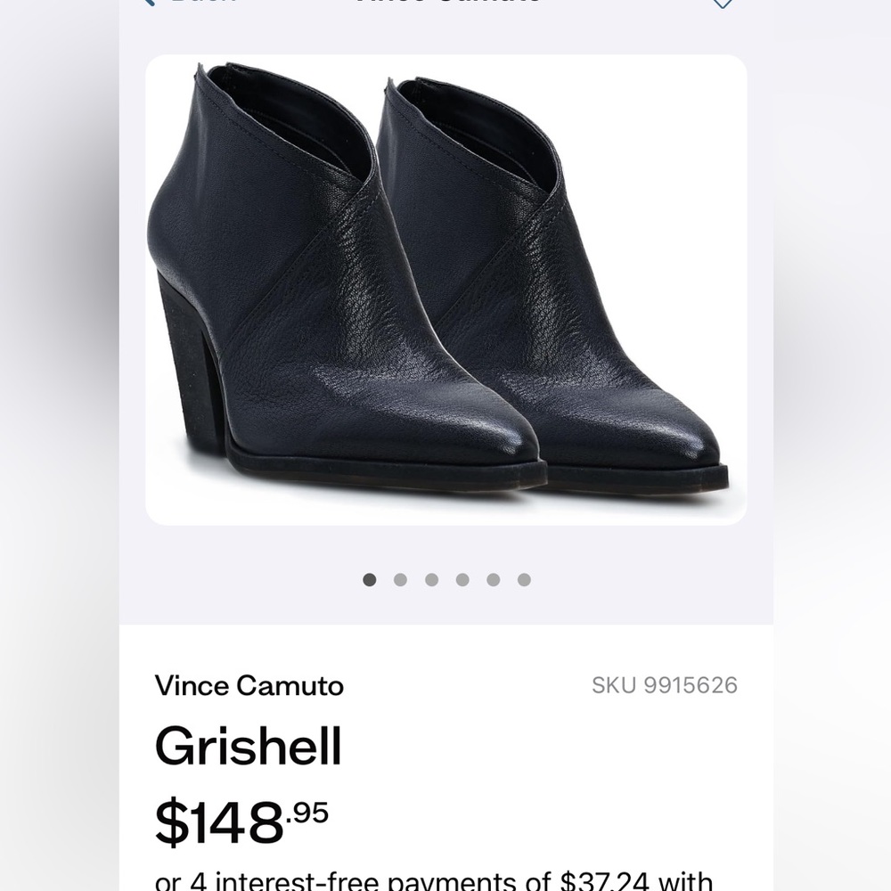 New Vince Camuto booties